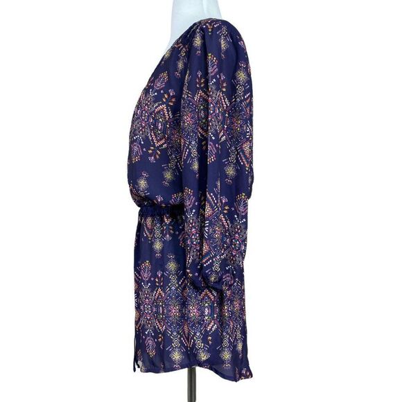 Maurices Tunic Blouse Medium Gathered Waist - Picture 3 of 6